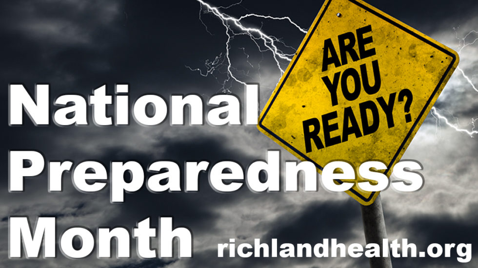 National Preparedness Month 2020 | Richland Health